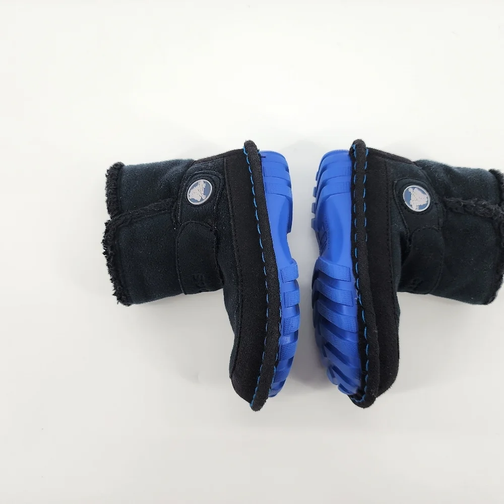 Crocs Faux Fur Lined Slip On Boots Toddler 9